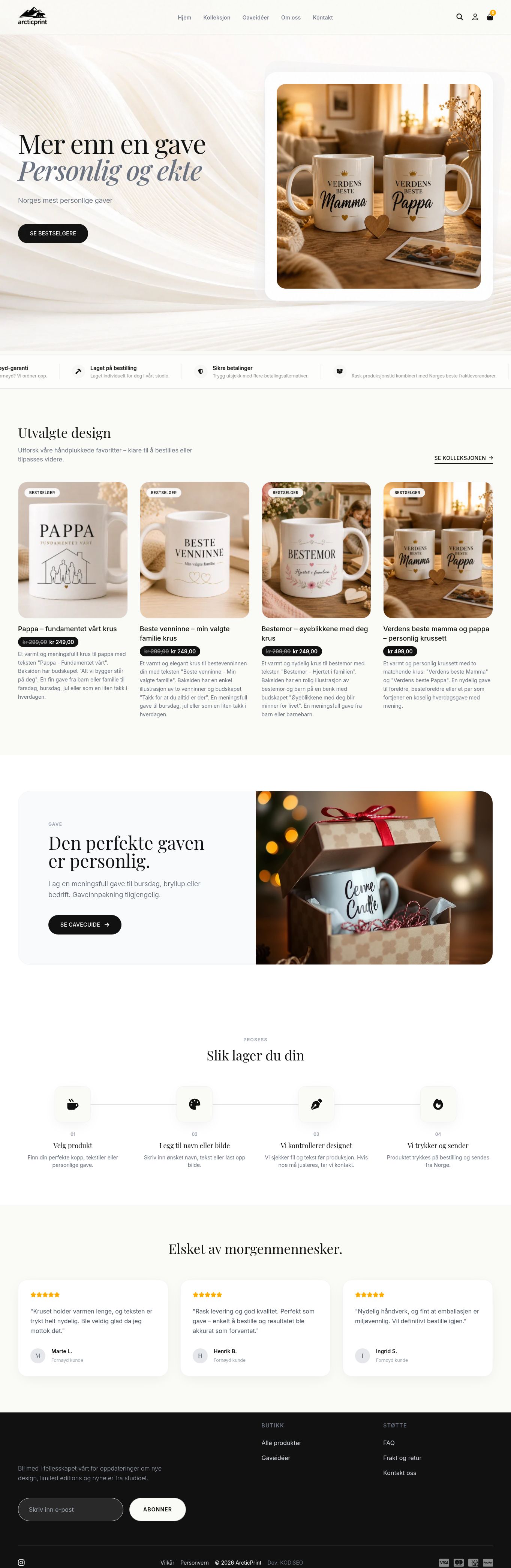 ArcticPrint — podgląd projektu