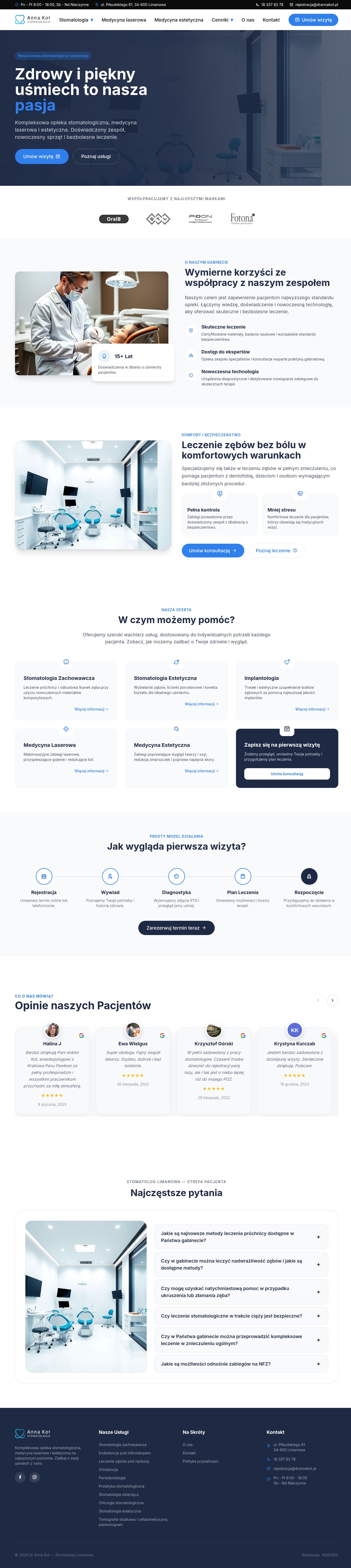 Dr Anna Kot — podgląd projektu