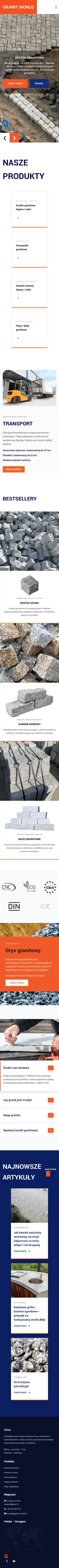 Granit World — wersja mobilna