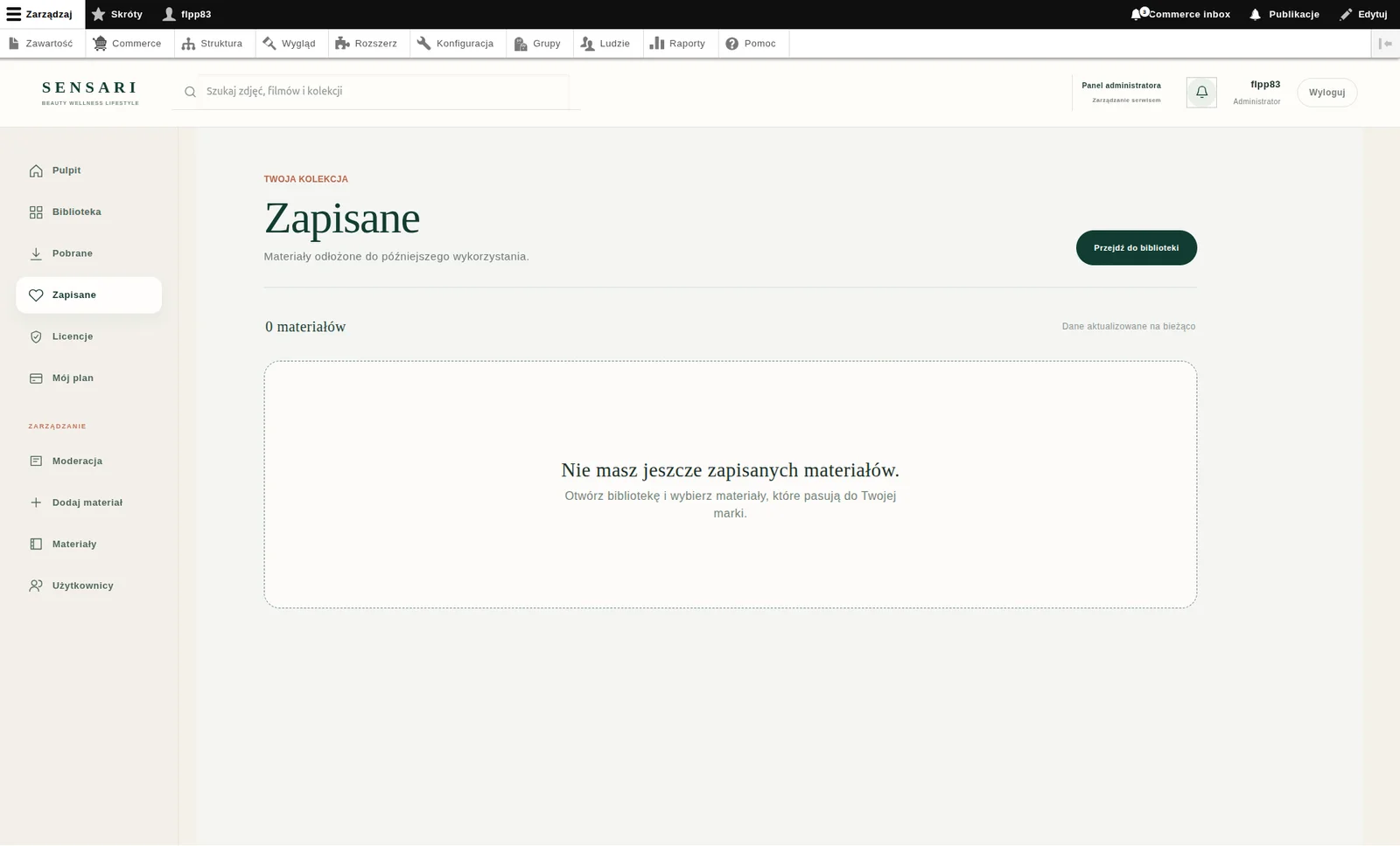 SENSARI — Zapisane materiały